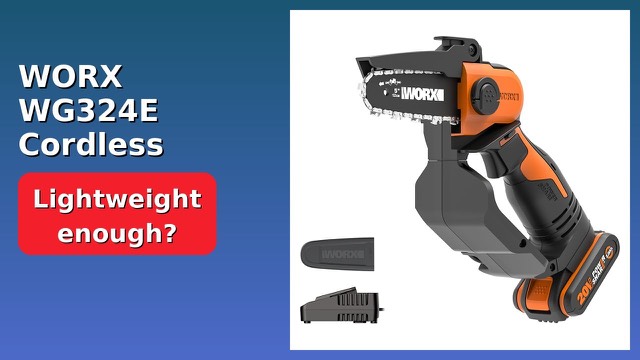 WORX WG324E cordless one-hand pruning saw
