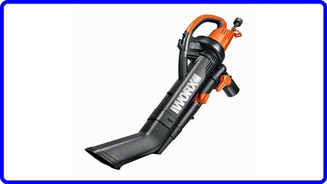 WORX WG505 TRIVAC electric leaf blower, vacuum and mulcher with collection bag