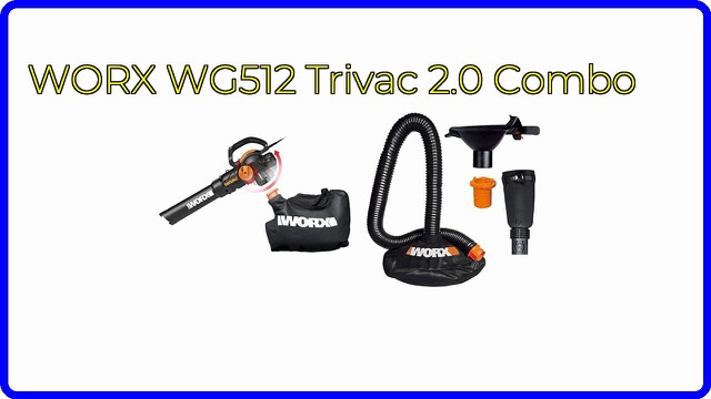 WORX Trivac 3-in-1 blower vacuum mulcher with LeafPro hose and bag