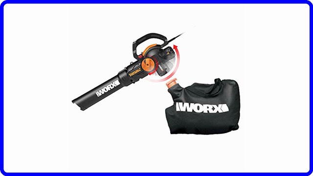 WORX WG512 Trivac electric leaf blower with collection bag