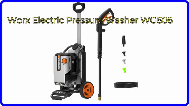 WORX WG606 compact electric pressure washer with telescoping handle