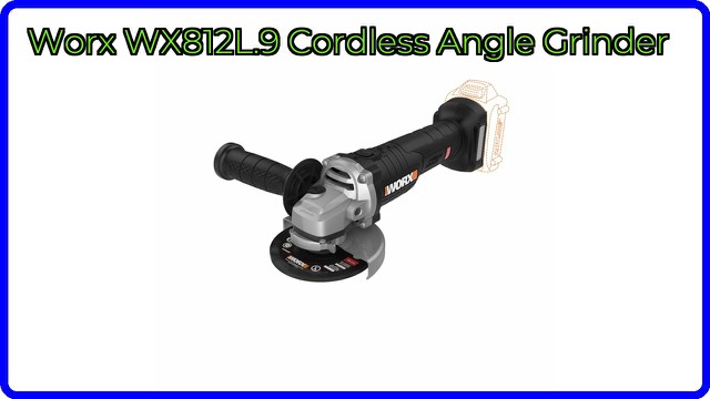 Worx Nitro 20V cordless 4.5-inch angle grinder with auxiliary handle