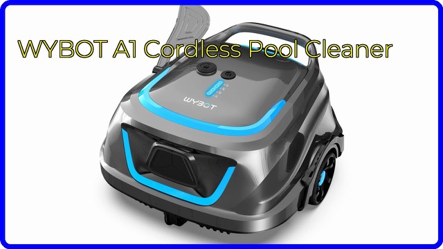WYBOT A1 gray cordless robotic pool cleaner