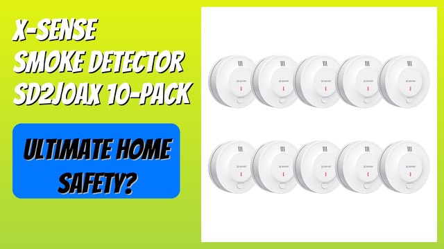 X-Sense SD2J0AX photoelectric smoke alarms, white round units