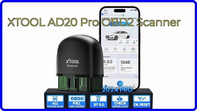 XTOOL Advancer AD20 Pro small wireless OBD2 adapter