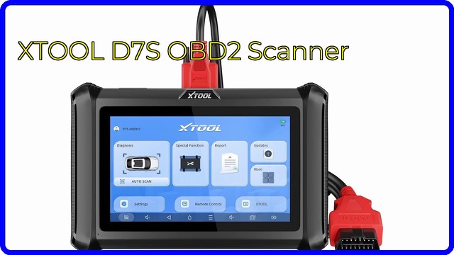 XTOOL D7S tablet-style OBD2 diagnostic scan tool