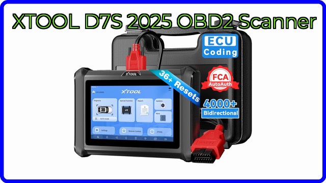 XTOOL D7S tablet-style OBD2 diagnostic scan tool