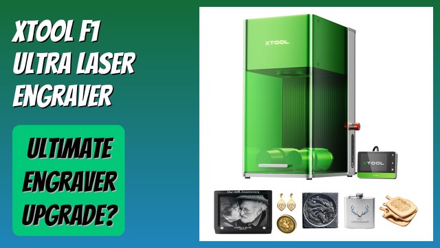 xTool F1 Ultra enclosed desktop dual laser engraver