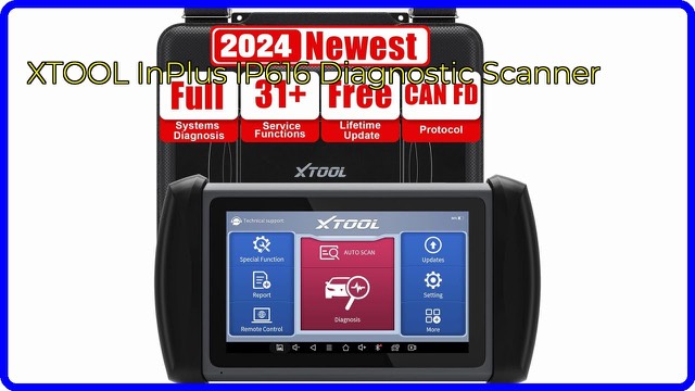 XTOOL InPlus IP616 tablet diagnostic scanner for cars