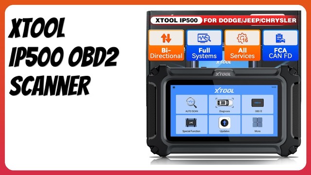 XTOOL IP500 handheld OBD2 scan tool with touchscreen