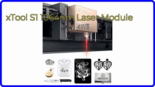 xTool S1 1064nm infrared laser module accessory for the S1 laser engraver