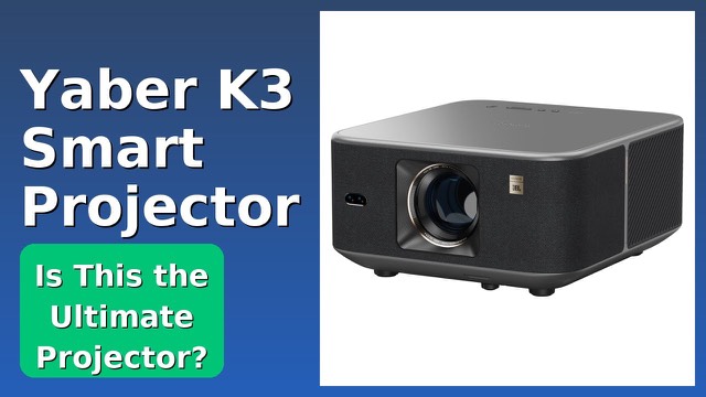 Yaber K3 smart projector in silver grey