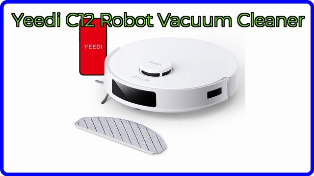 Yeedi C12 robot vacuum cleaner in white
