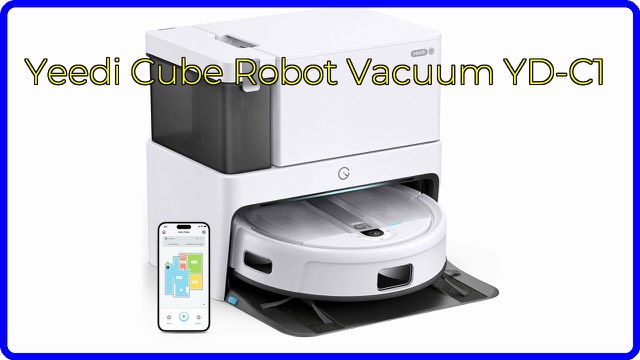 Yeedi Cube robot vacuum and mop with its all-in-one base station