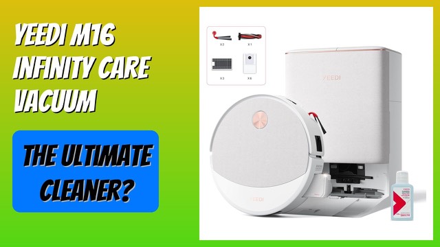 Yeedi M16 Infinity Care robot vacuum with roller mop and OMNI Station