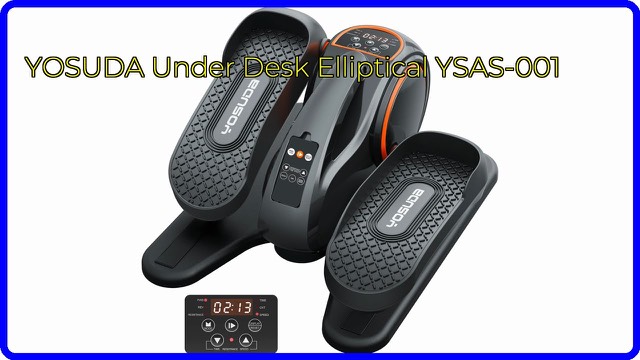 YOSUDA electric under desk elliptical with remote control