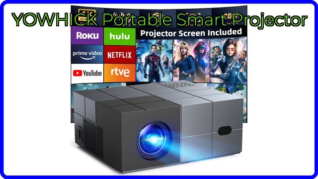 YOWHICK DP06 portable smart projector for home and outdoor movies