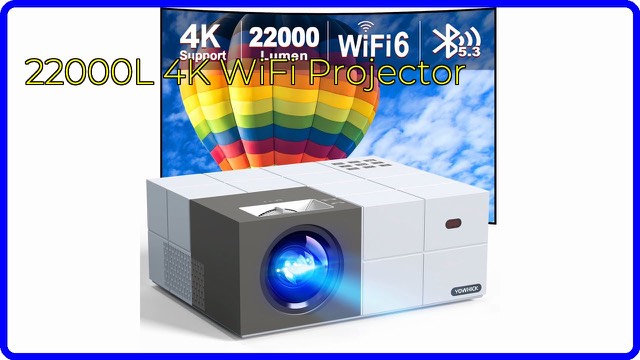 YOWHICK GDP1W portable projector with a 100-inch screen