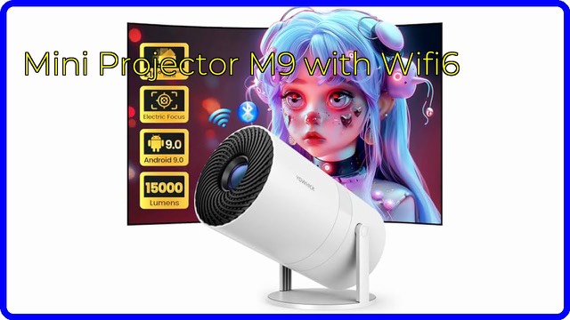 YOWHICK W35 mini portable projector with rotating body