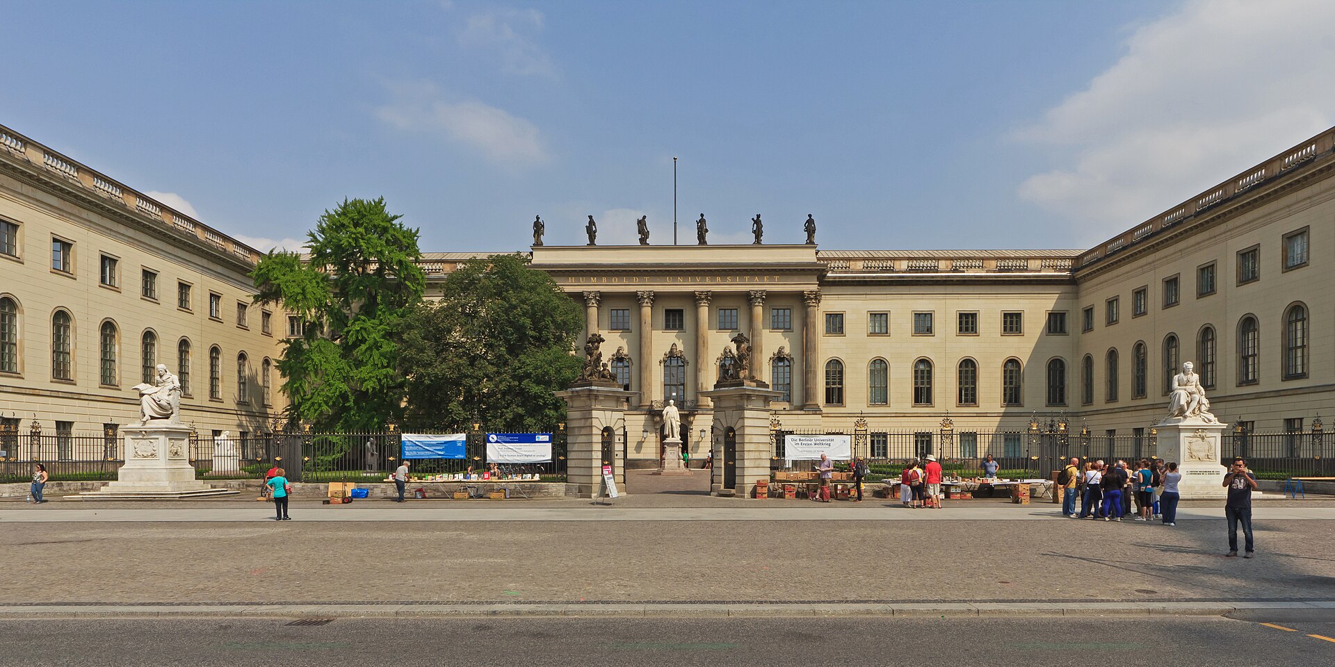 The Main Building of Humboldt University on Unter den Linden in Berlin