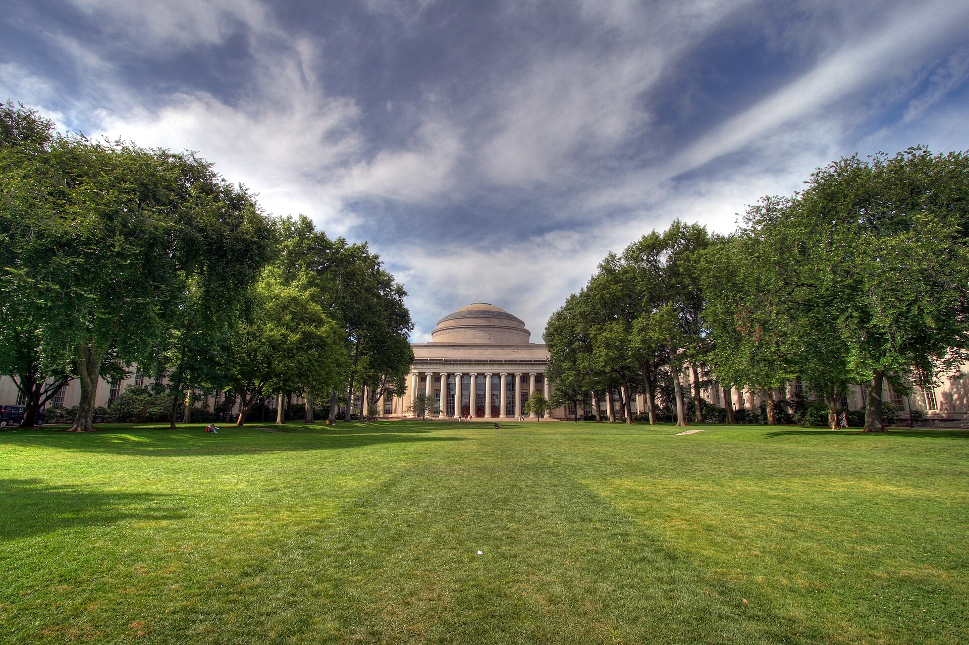 Killian Court and the Great Dome at MIT in Cambridge, Massachusetts