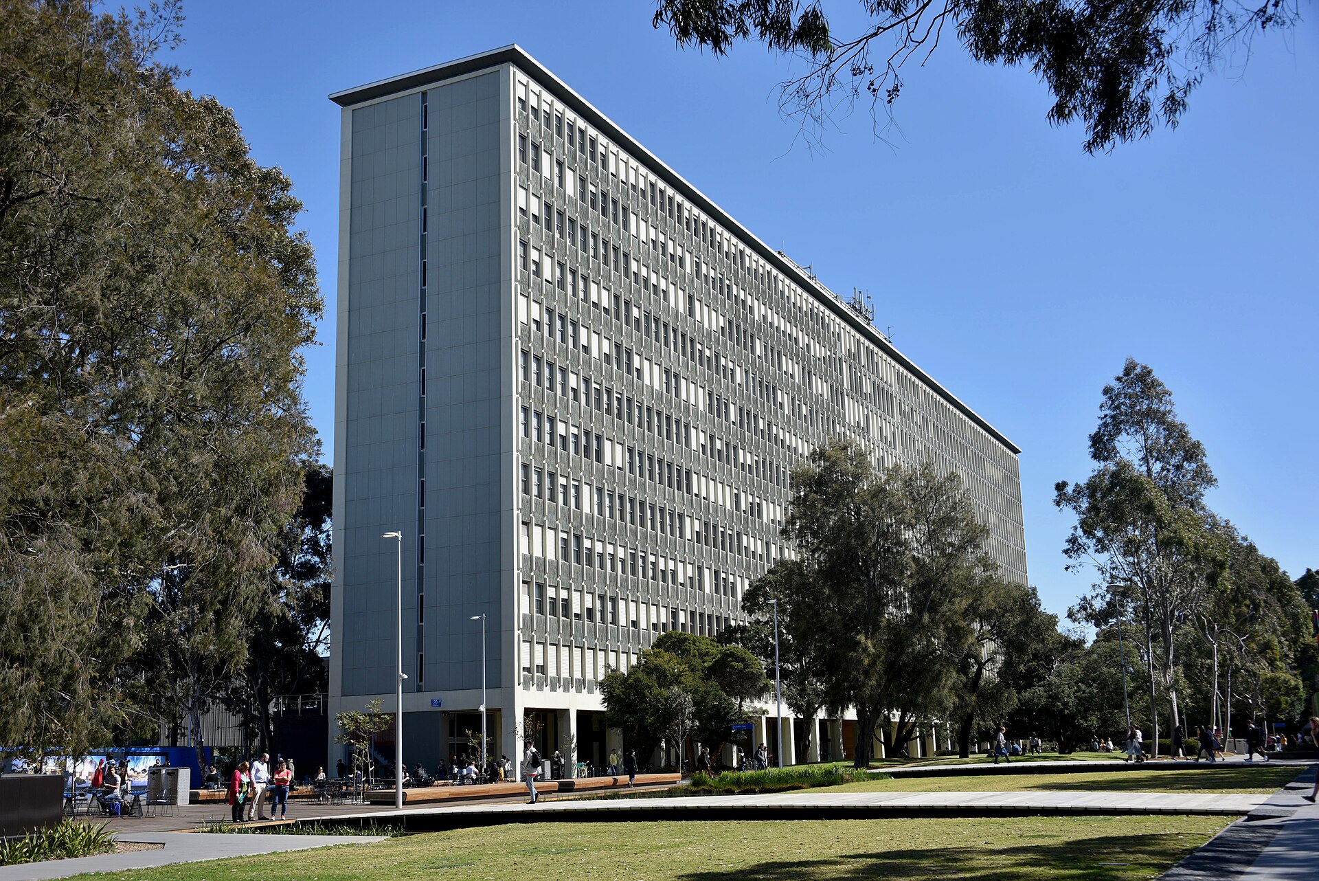 The Menzies Building, known as the Ming Wing, on the Clayton campus of Monash University